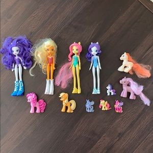 My little pony dolls and ponies